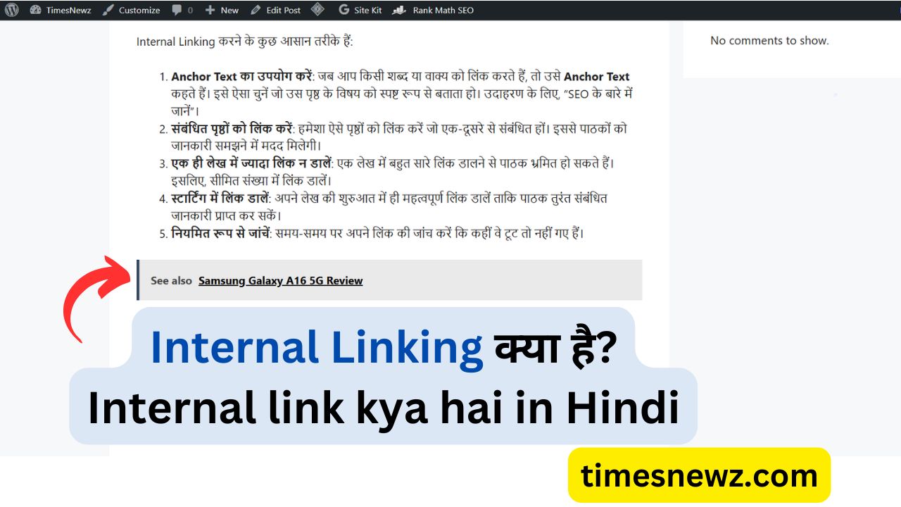 Internal link kya hai in Hindi