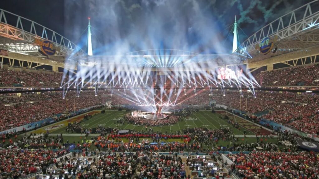 Super bowl history and iconic management.