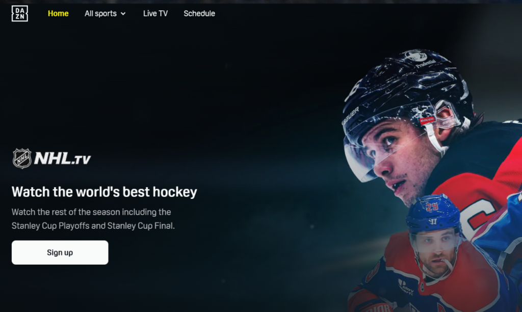 DAZN – The top entertainment platform primarily offering sports streaming.